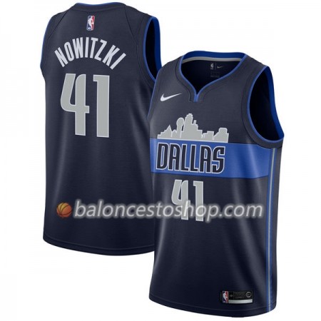 Camiseta Hombre NBA Dallas Mavericks Dirk Nowitzki 41 Nike 2017-18 Navy Swingman Camiseta Hombre NBA Dallas Mavericks Dirk Nowitzki 41 Nike 2017-18 Navy Swingman